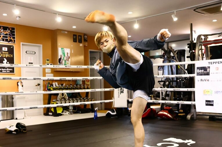 那須川天心の公開練習　©RISE