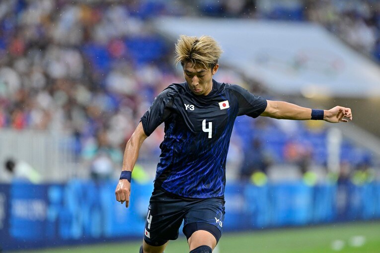 関根大輝が飛躍的に成長したと振り返るパリ五輪・スペイン戦　©Takuya Nakachi/JMPA