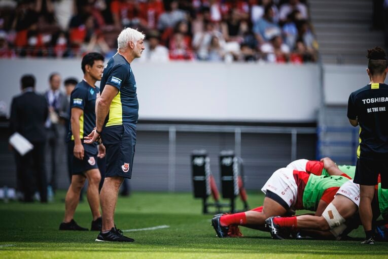 トッド・ブラックアダーHC（東芝ブレイブルーパス東京）©︎Kiichi Matsumoto