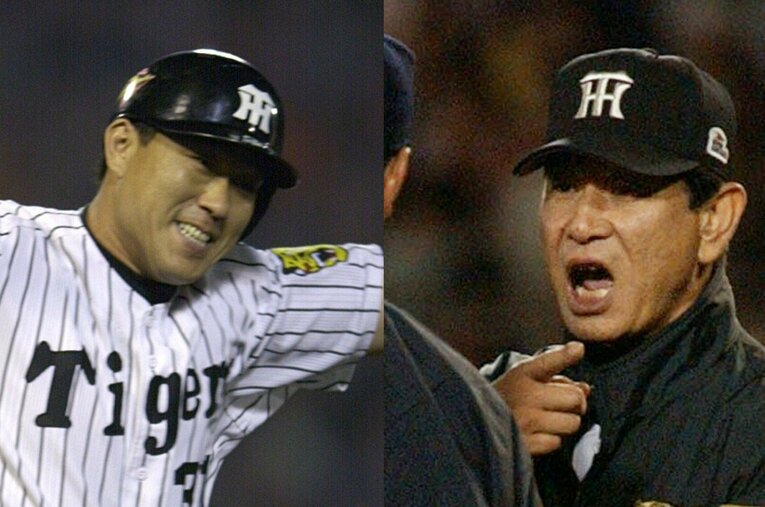 故障から自分の打撃を見失っていた広澤だが、星野監督時代には代打中心ながら復調する。広澤が見た星野の恐るべき闘志とは……？ ／ photograph by JIJI PRESS(2)