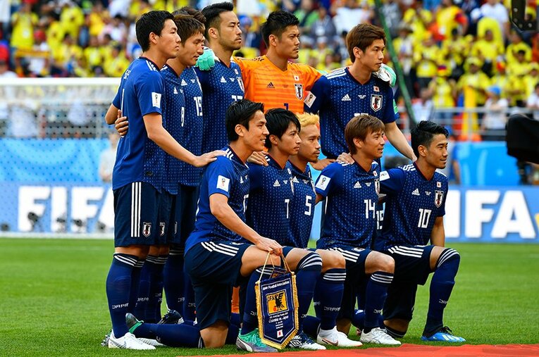 2018ロシアW杯コロンビア戦スタメン ／ photograph by Takuya Sugiyama/JMPA