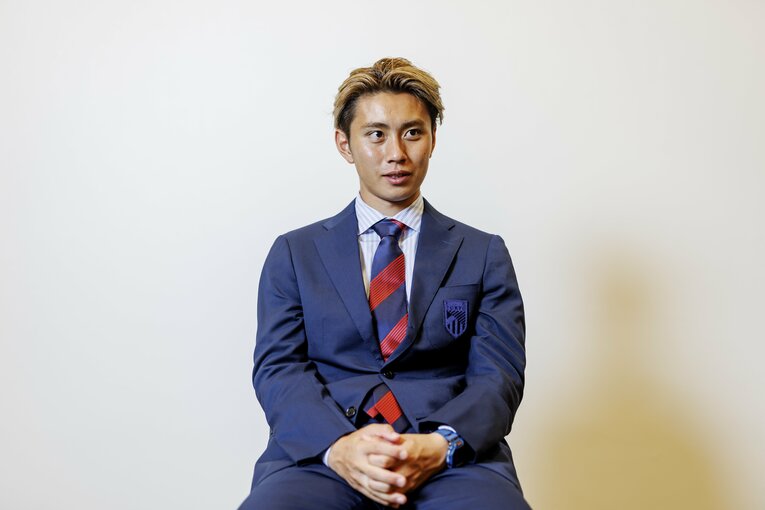 大会直前にNumberWebのインタビューに応じていたMF荒木遼太郎（22歳、FC東京）　©Kiichi Matsumoto