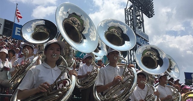 選抜不出場でも大阪桐蔭の美音が 東邦アルプスで異例の助っ人応援 高校野球 Number Web ナンバー