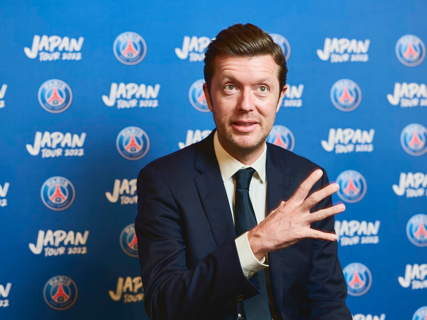 インタビューに応じてくれたセバスチャン氏 ©Yuki Suenaga