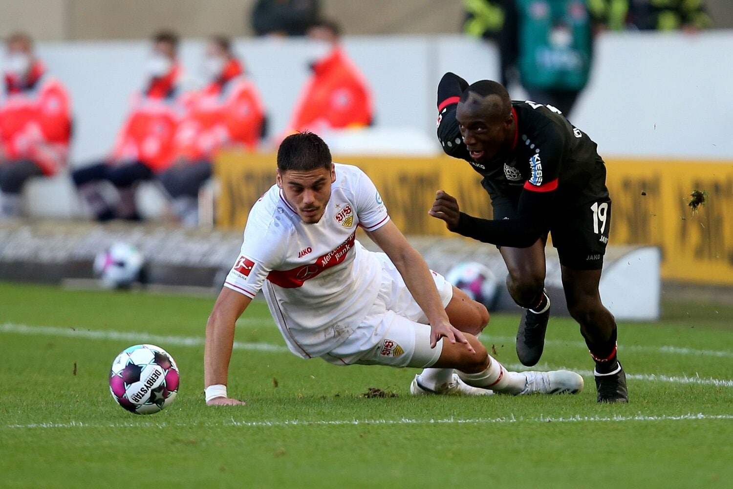 タレント揃いにレバークーゼンの中でも指揮官から信頼を寄せられているディアビ　©︎Getty Images