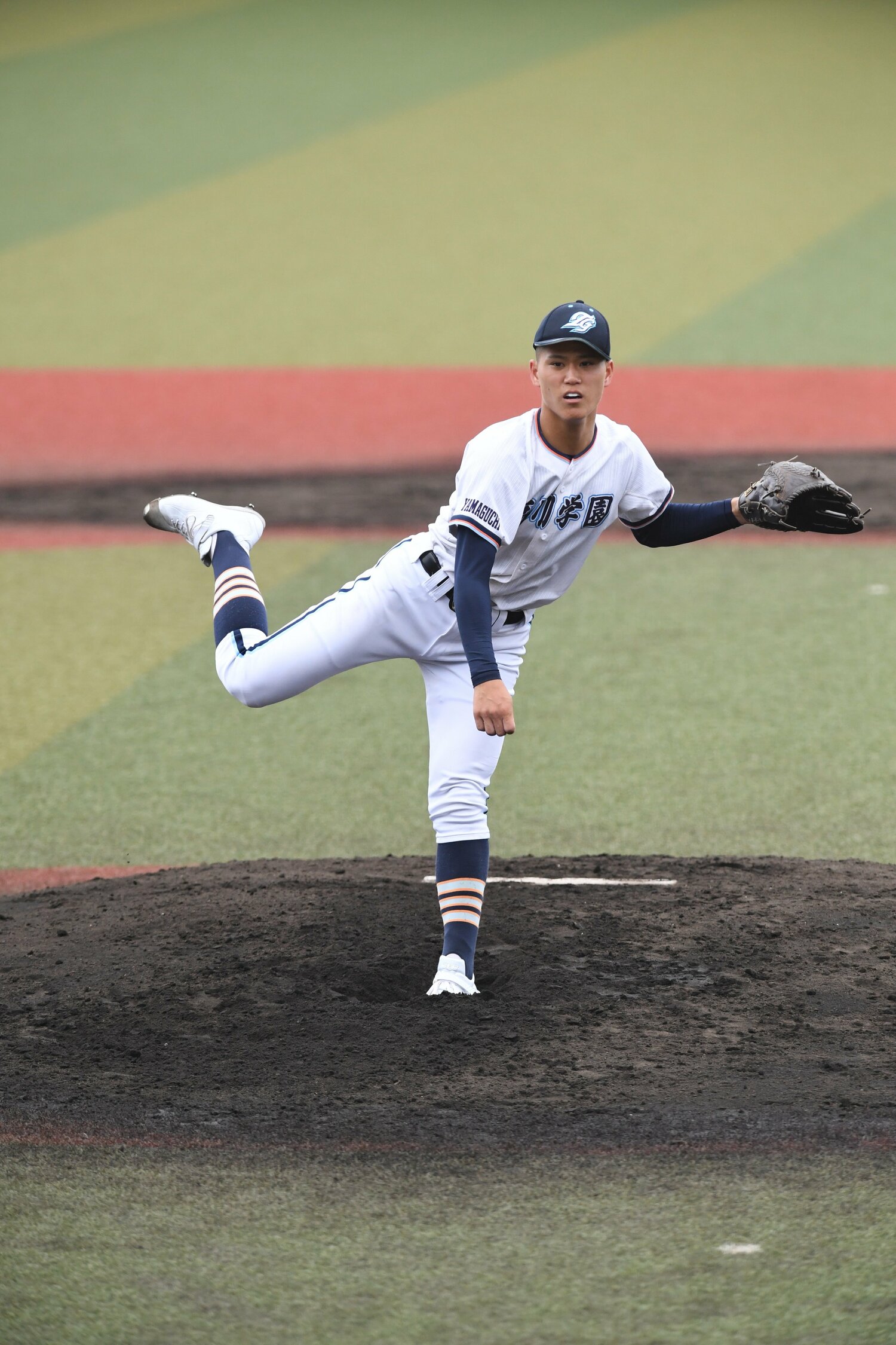 高校で成長を遂げる木下。センバツでどんな投球を見せるか？ ©Kota Inoue
