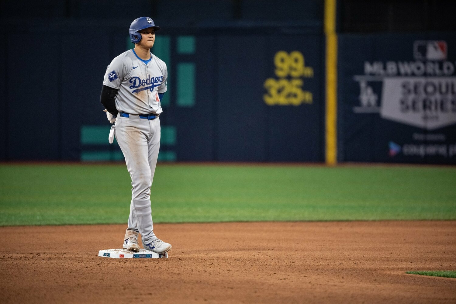 盗塁を決めるなど足でも活躍を見せた大谷 ©Nanae Suzuki