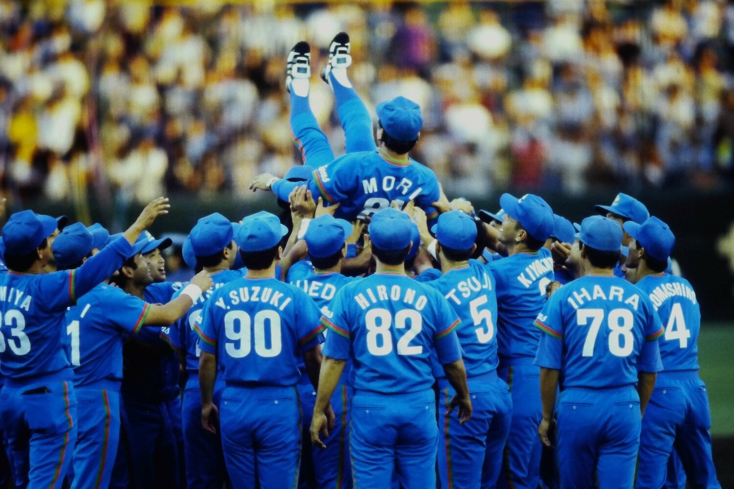 94年も連覇を果たした西武。佐々木にとっては初めての優勝となった　©Bungeishunju