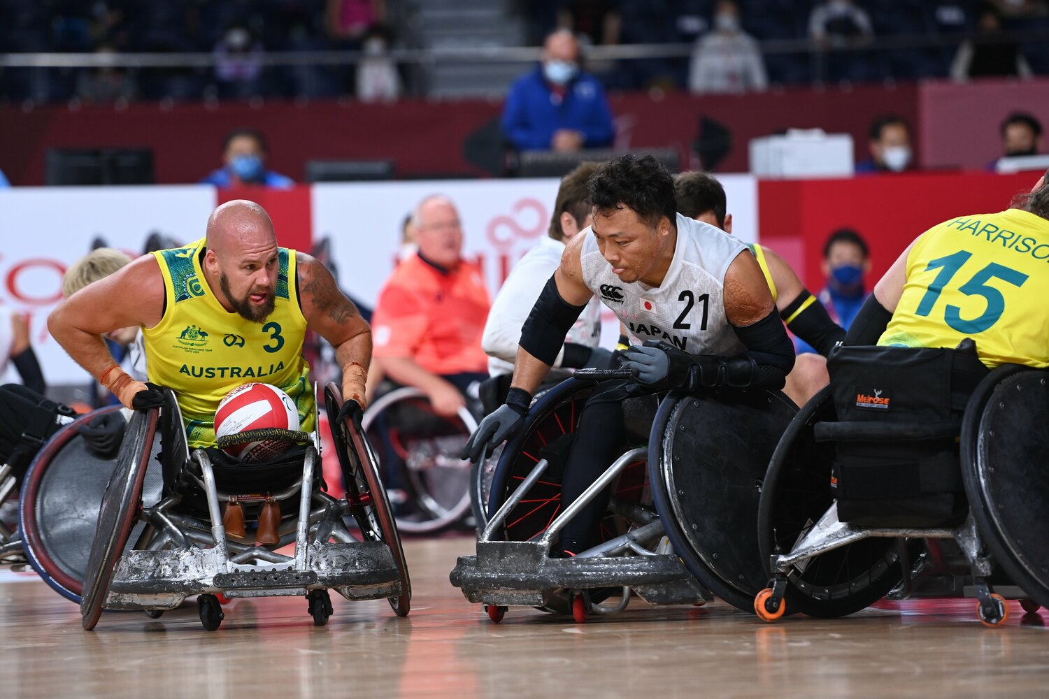 ライリー・バット（3番）への特別な思いも抱きながら3位決定戦に臨んでいた池　©︎Naoya Sanuki