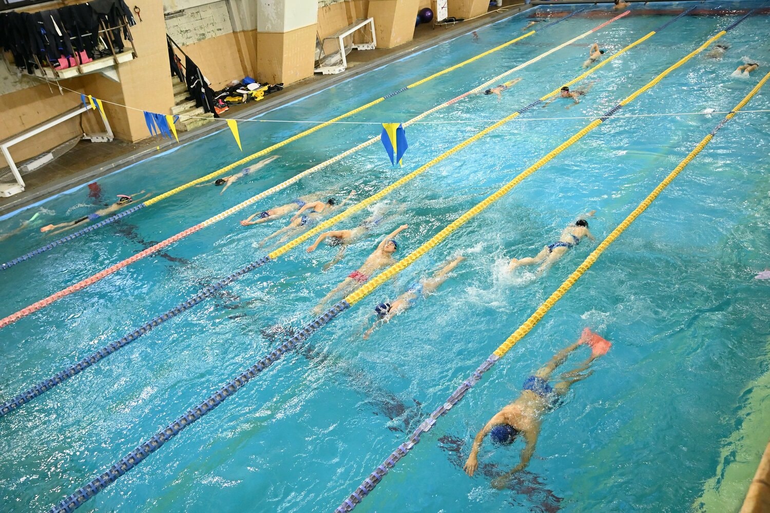 本郷キャンパス内にはプールもあり、時間制限はあるとはいえ環境としては決して悪くはなかった　©Keiji Ishikawa