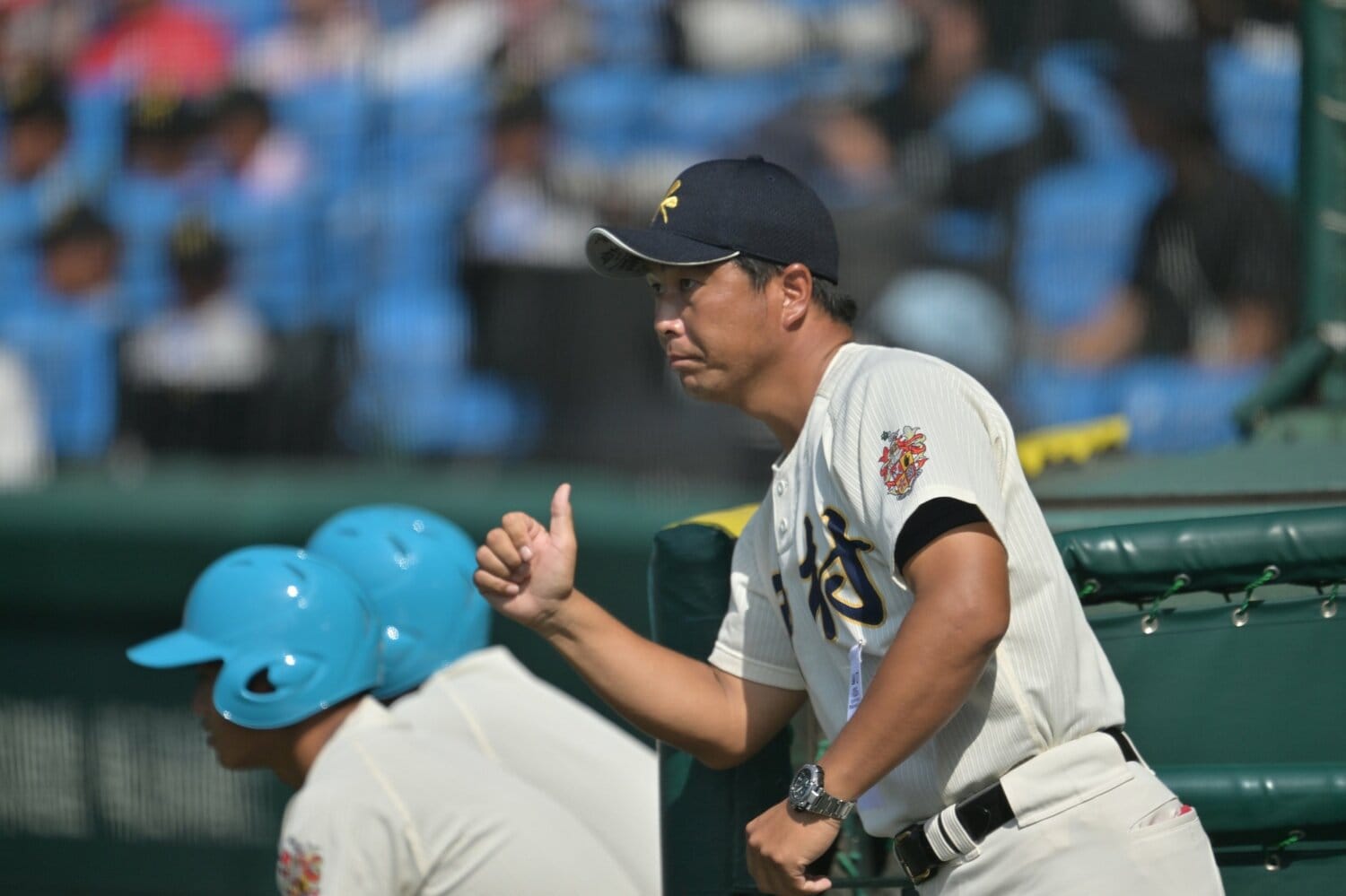 神村学園・小田監督　©Hideki Sugiyama