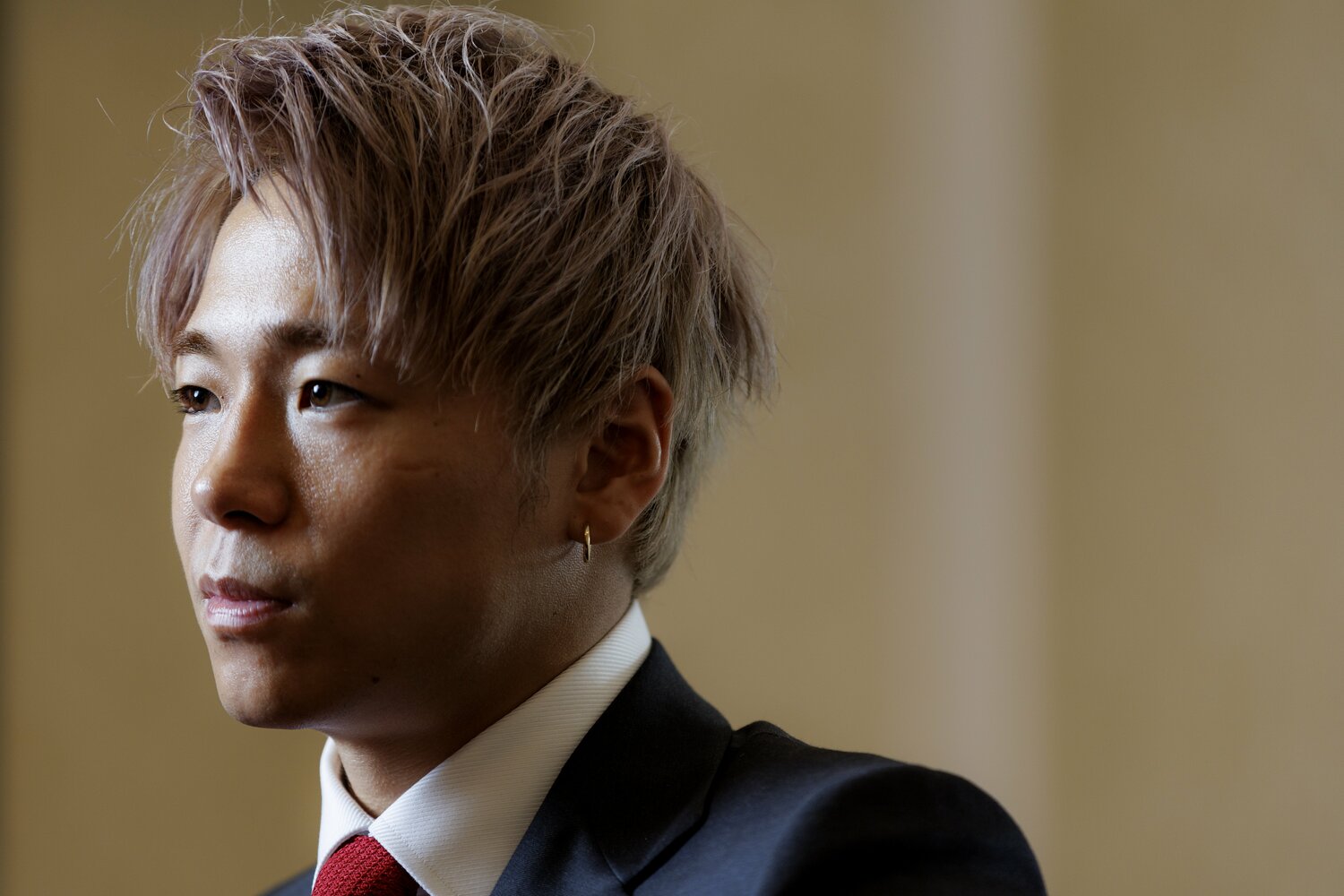 単独インタビューに答える武尊　©Kiichi Matsumoto