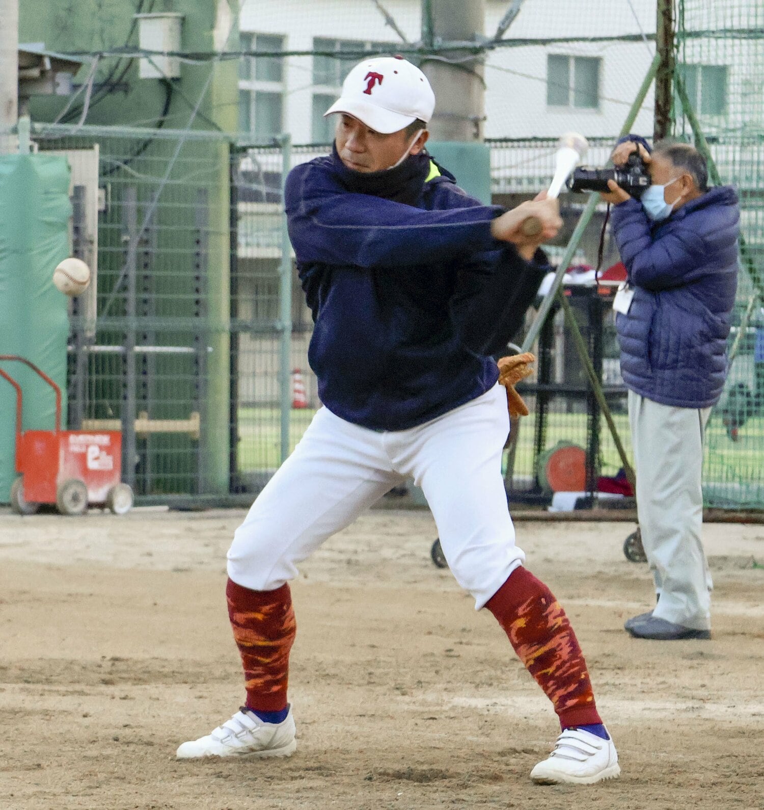 甲子園初出場の耐久高の監督を務めた井原　©KYODO