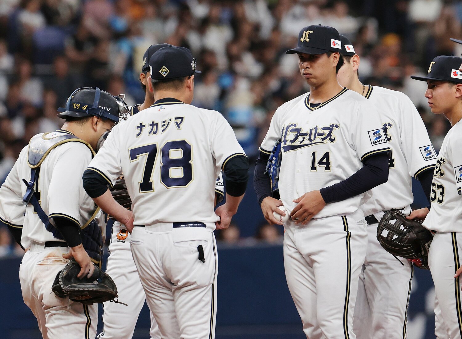 宇田川の復帰に向け、中嶋監督、厚澤コーチら首脳陣も心を砕いてきた　©︎JIJI PRESS