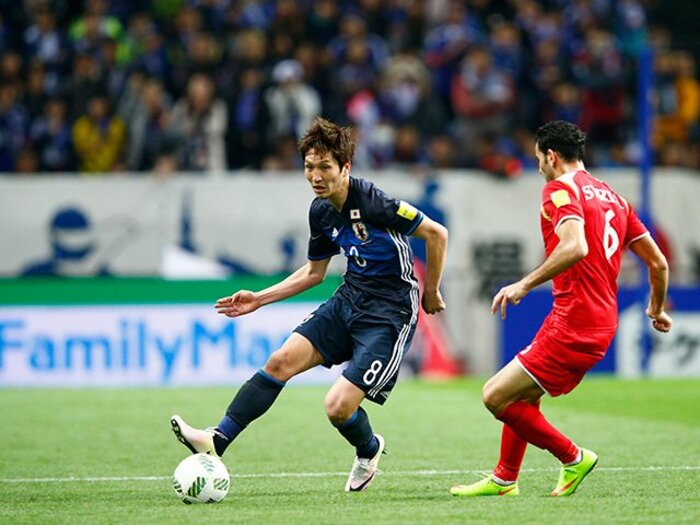 原口“ありあまる元気”の使い方は？シリア戦「薄氷の5－0勝利」の意味。＜Number Web＞ photograph by Shigeki Yamamoto