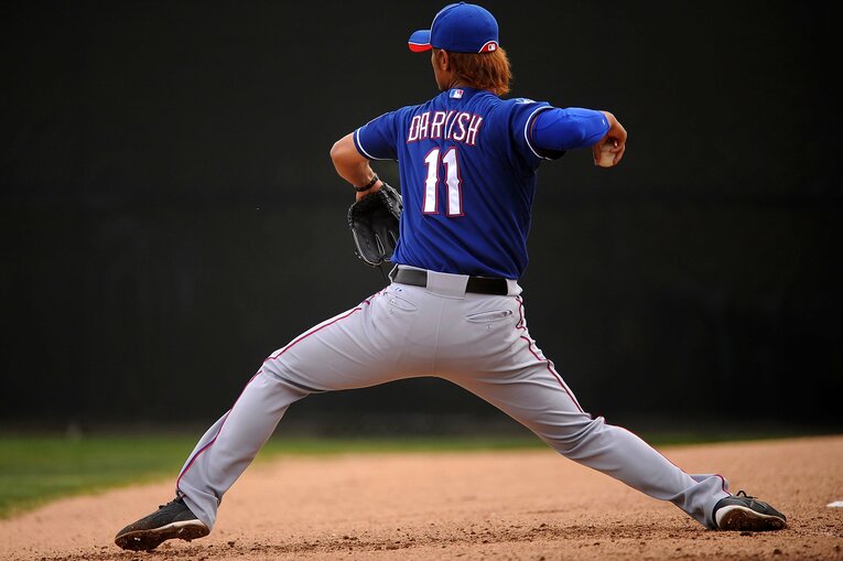 2012年、メジャー1年目のダルビッシュ　©Getty Images