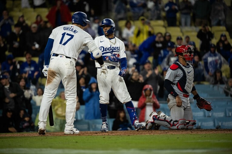 ドジャース加入当初の「ベッツ・大谷」の1・2番に戻すタイミングなのかもしれない　©Nanae Suzuki