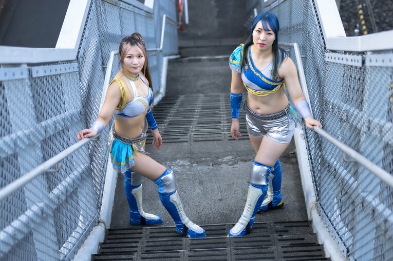 「フェリス卒の元銀行員」雪妃真矢と女子デスマッチファイター・世羅りさ　“復活タッグ”がアイスリボンで目指す歴代最強《特別グラビア》(18)