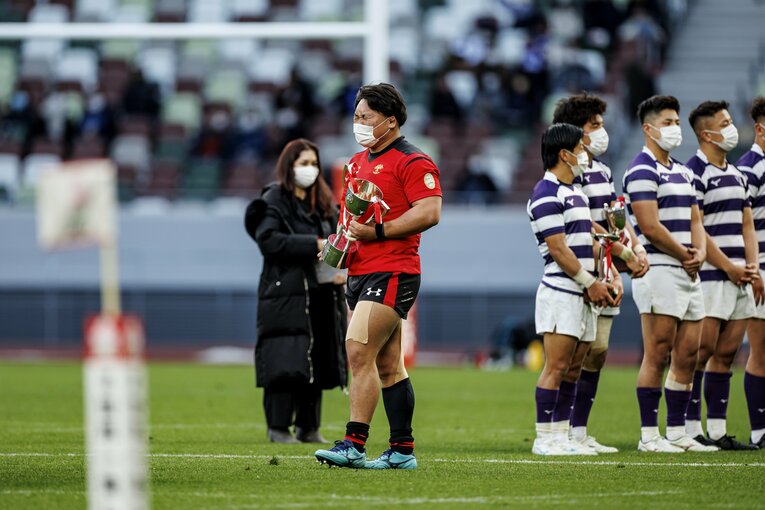 帝京大PR細木康太郎（4年＝桐蔭学園）　©︎Kiichi Matsumoto