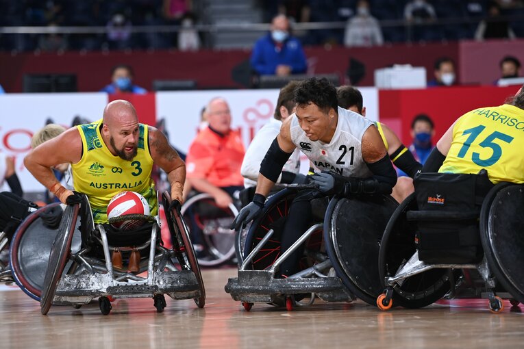 ライリー・バット（3番）への特別な思いも抱きながら3位決定戦に臨んでいた池　©︎Naoya Sanuki