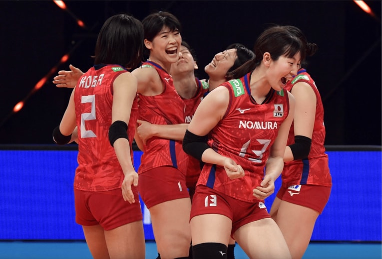 VNL韓国戦　©︎FIVB