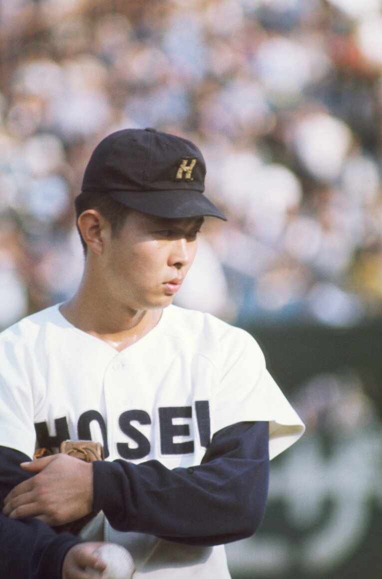 法政大学時代の江川卓　©Shinichi Yamada/AFLO