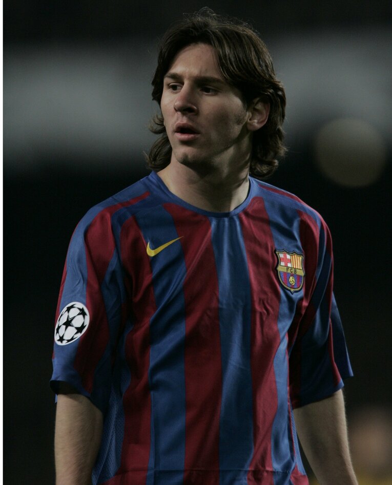 18歳時のメッシ　©Takuya Sugiyama