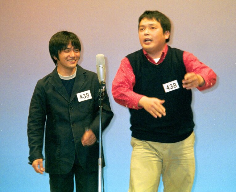 M-1グランプリ2001で優勝した「中川家」　©Sankei Shimbun