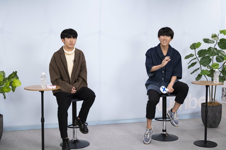 プライベートでも仲が良いという近藤幸太郎と佐藤一世　©Tomosuke Imai