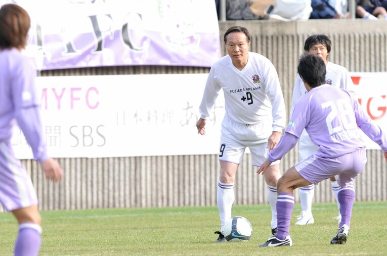 当時66歳の釜本邦茂（2010年）©︎Miki Fukano