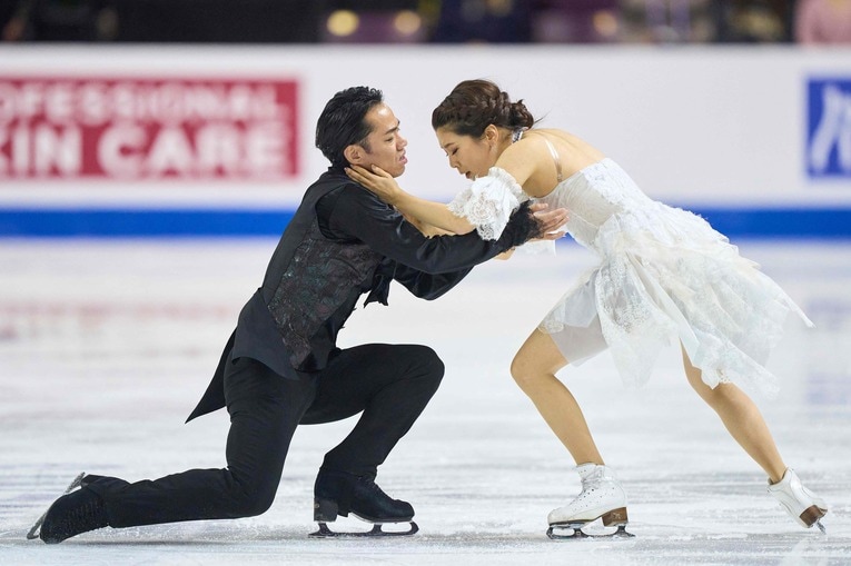 四大陸選手権のフリー　©JIJI PRESS