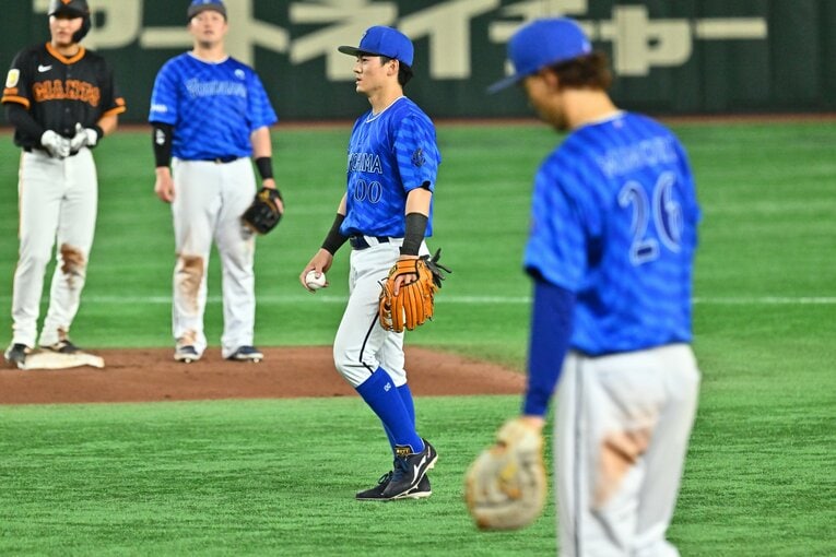 内野はどこでも守れる林　©NumberWeb