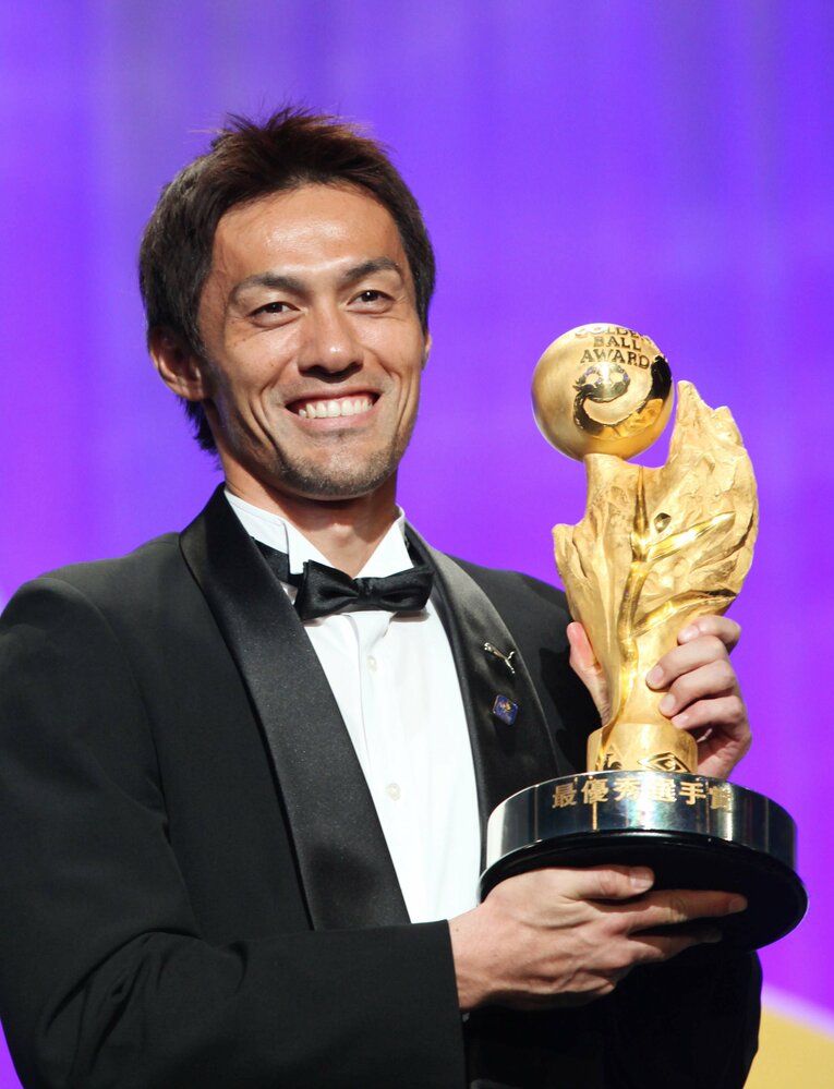 2010年、JリーグMVPに輝いた楢崎正剛　©JIJI PRESS
