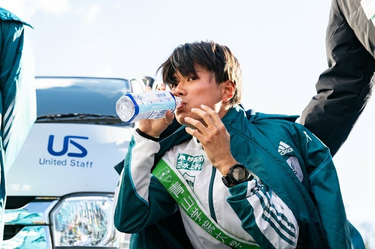 【5区〜往路優勝後…オフショット】©Nanae Suzuki