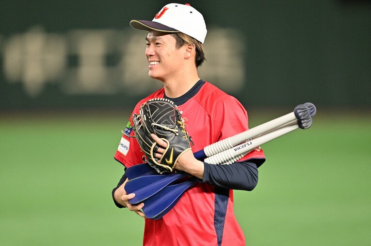 WBCでの練習にて　©Naoya Sanuki