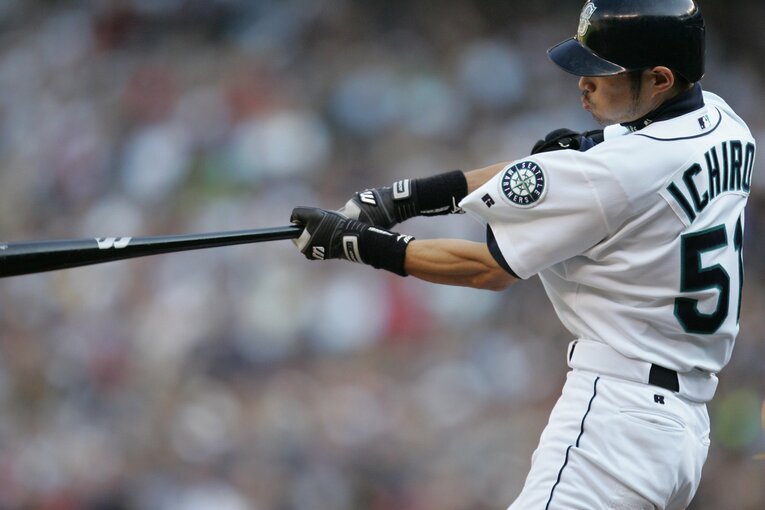 マリナーズ時代のイチロー　©︎Naoya Sanuki