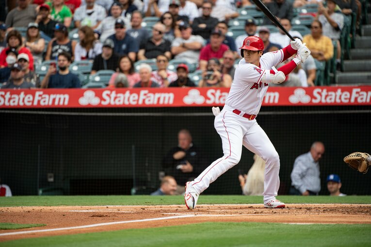 プロ9年目、メジャー4年目（2021年）の大谷翔平　©BUNGEISHUNJU