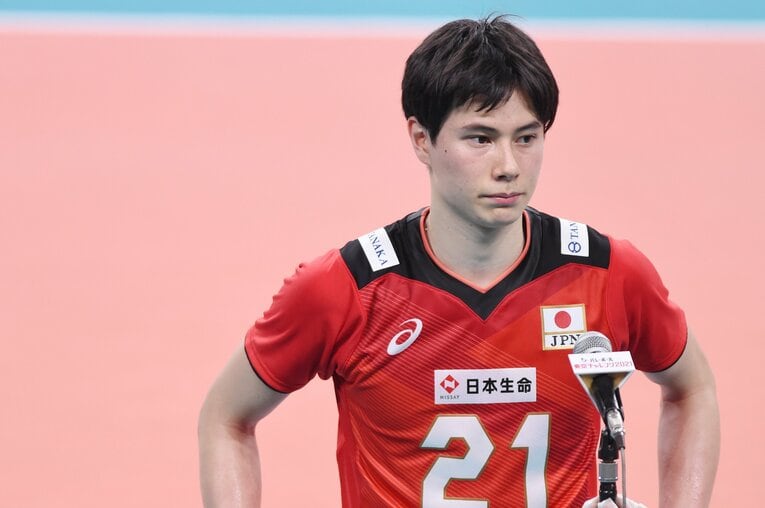 冷静に自分の立ち位置を分析する高橋藍　©︎Itaru Chiba