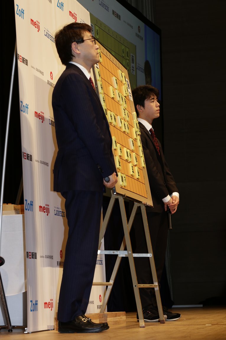 2018年朝日杯オープン時の2人©Tadashi Shirasawa