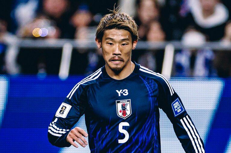 日本代表からは1年離れている守田英正。所属するスポルティングでは主力として安定したプレーを続けていると現地記者は見る ／ photograph by Kiichi Matsumoto