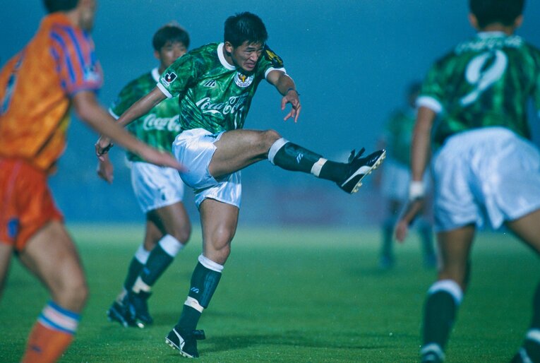 スター街道を突っ走ったカズ　©Sports Graphic Number