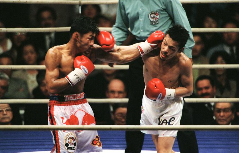 1997年11月、辰吉丈一郎が世界王者に返り咲いた伝説的なシリモンコン戦　©JIJI PRESS