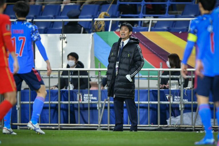 森保一監督は招集メンバーに大きな変化を加えずに大一番に臨む　©Takuya Sugiyama/JMPA