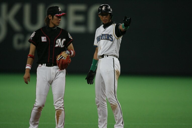 西岡剛、森本稀哲（2007年CS）©︎Naoya Sanuki