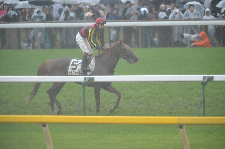 第78回（2011年）日本ダービーを制したオルフェーヴルと池添謙一	©︎Naoya Sanuki