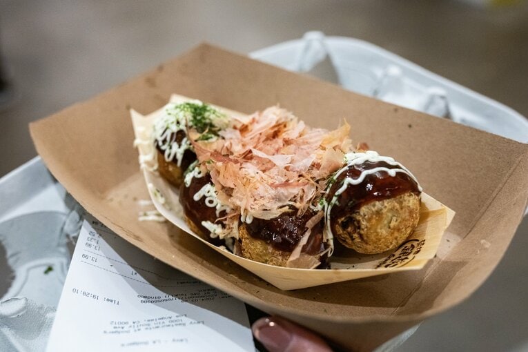 【現地開幕戦シリーズ】これがLAの銀だこ　©Nanae Suzuki