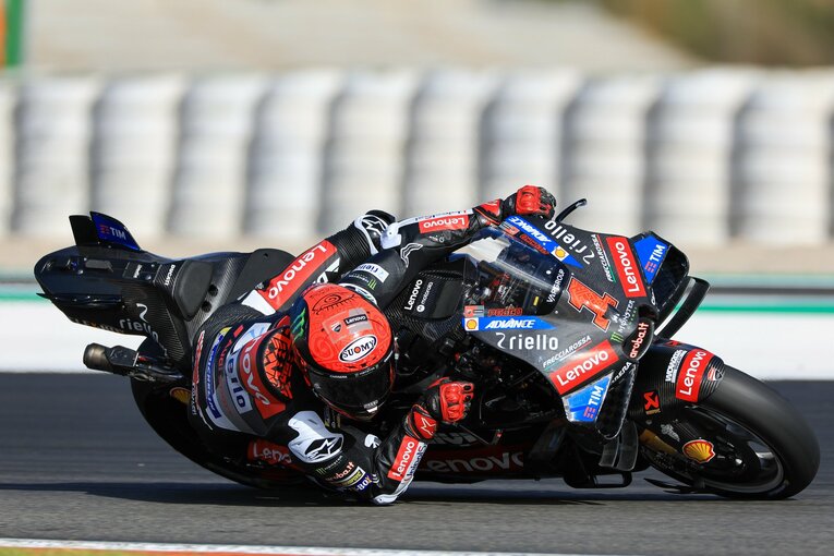 バレンシアテストで走行するドカティのエース、ファビオ・クアルタラロ　©Satoshi Endo