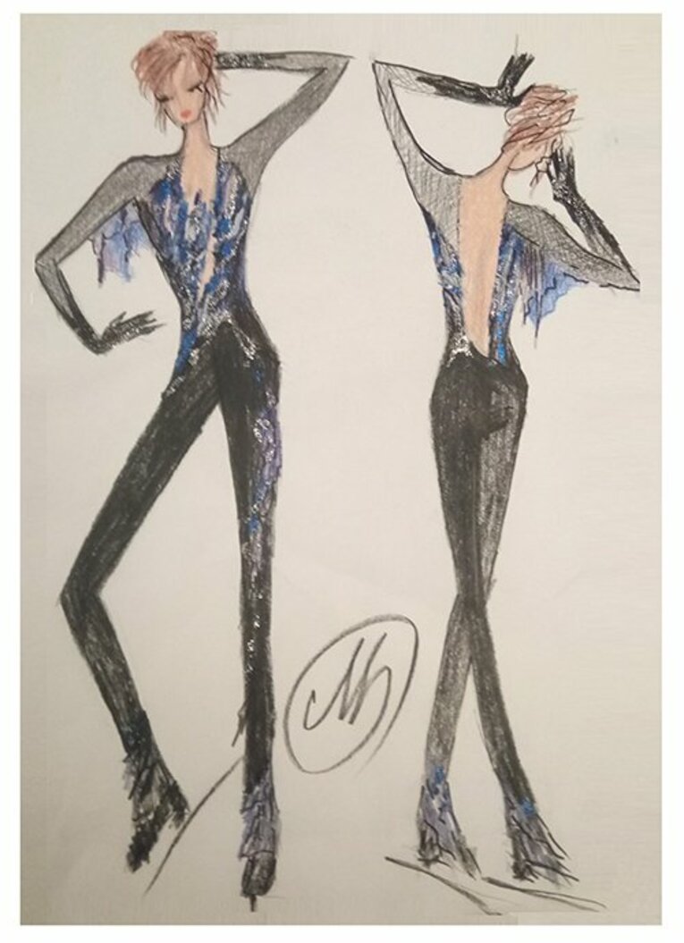 シェルバコワの衣裳が一瞬で変わる。その秘密をデザイナーに直接聞いた。(4)