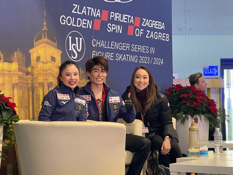 吉田唄菜＆森田真沙也組　©Akiko Tamura