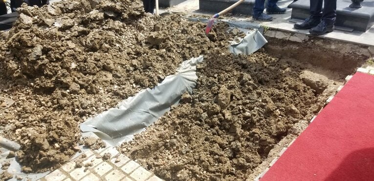 多くの関係者、ファンが参列した葬儀の様子　©︎Shuichi Tamura